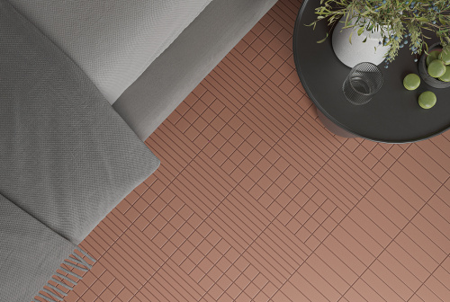 Керамогранит WOW Raster 131366 Grid S Mud 15х15 фото 2