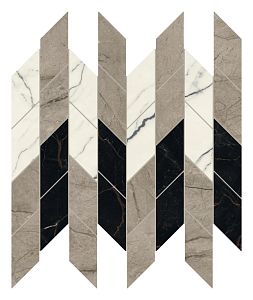 Мозаика 600110000973 Forte dei Marmi Waterfall Mosaic Lap 30,8x28,4 фото