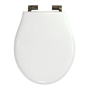 Крышка/сиденье унитазa Migliore Impero, с системой Microlift, цвет Laccato Bianco /бронза (New) 24138 фото