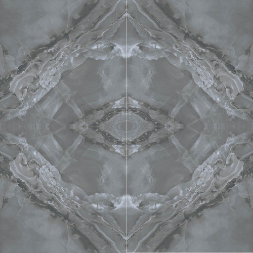 Керамогранит Marea Dark Grey Book Match Parlak Nano 120x240 фото 2