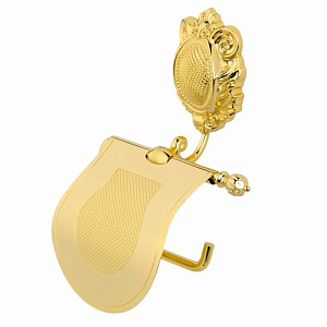 Бумагодержатель Migliore Cleopatra закрытый, золото 16682 фото