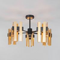 Люстра на штанге Eurosvet 70116/5 черный фото