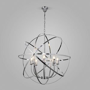 Подвесная люстра Eurosvet 60139/8 хром фото