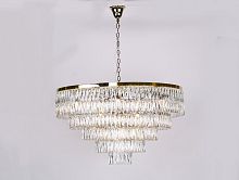 Каскадная люстра Newport 10129+17/C gold фото
