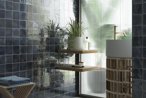 Керамическая плитка Equipe Hanoi 30012 Blue Night 10x10 фото 2