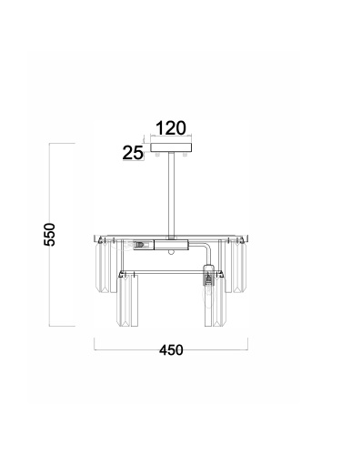 Люстра Freya FR11001PL-08CH фото 5