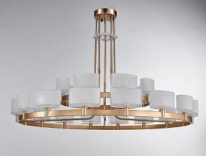 Люстра на штанге Newport 4338+16/C gold фото