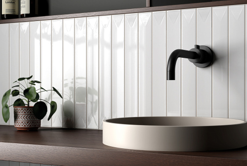 Керамическая плитка Equipe Vitral Axis Snow 31150 5х40 фото 2