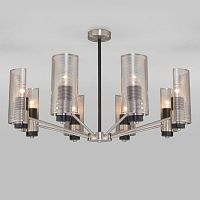 Люстра на штанге Eurosvet 70139/8 никель фото