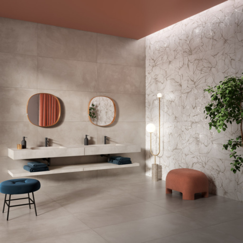 Керамогранит La Fenice Touch Tortora Rett 60х120 (Италия) фото 2