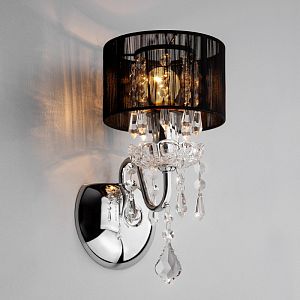 Бра Eurosvet 2045/1 хром/черный фото