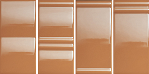 Керамическая плитка 41ZERO42 Mou 4101111 Caramel Glossy Mix 6,2х12,5 фото