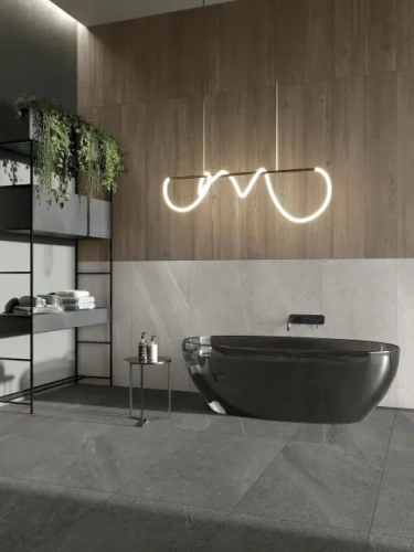 Керамогранит MGM Ceramiche Limestone LIMSIL60120 Silver 60x120 фото 2