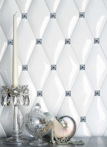 Плитка Adex Rombos ADNE8006 Rombo Acolchado Blanco Z 10x20 фото 2