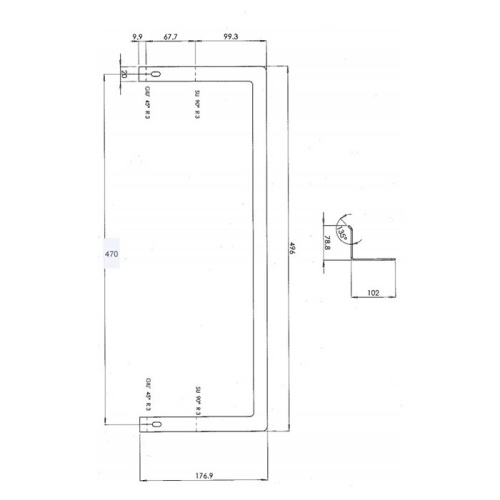 Artceram Blend полотенцедержатель для раковины 55см, подвесной, цвет: хром фото 2