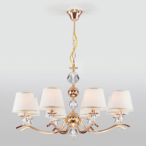 Подвесная люстра Eurosvet 60097/8 золото фото