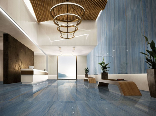 Керамогранит AVA Ceramica 87082 Azul Macauba Rettificato 80x160 фото 2