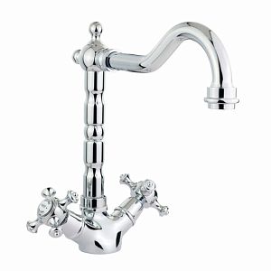 Смеситель для раковины Migliore Prestige излив "змейка", донный клапан "click-clack", хром 31614 фото