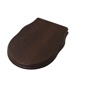 Artceram HERMITAGE Сиденье для унитаза, микролифт, цвет: орех/хром фото