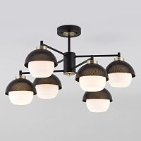 Люстра на штанге Eurosvet 70106/6 черный фото