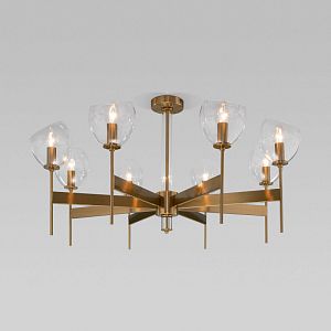 Люстра на штанге Eurosvet 60130/8 латунь Smart фото