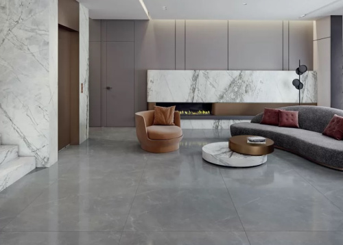 Керамогранит Pulpis Prime Dark Grey Parlak Nano Rectified 120х240 фото 2