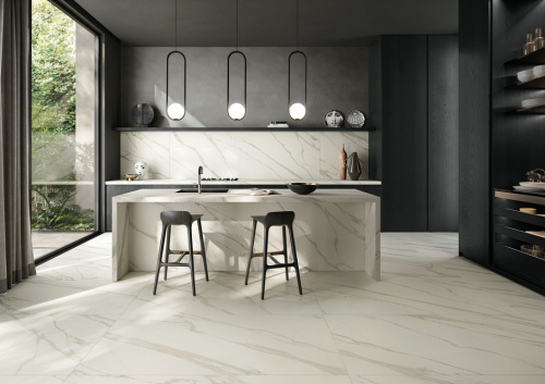 Керамогранит 610010002340 Metropolis Calacatta Gold Nat Rett 80x160 фото 2