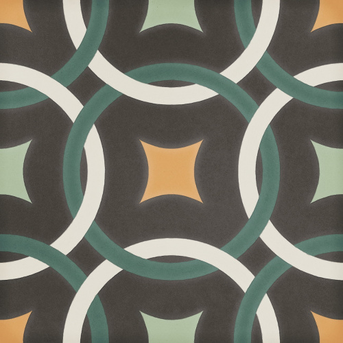 Керамогранит DNA Sync 125637 Chain Green  15х15