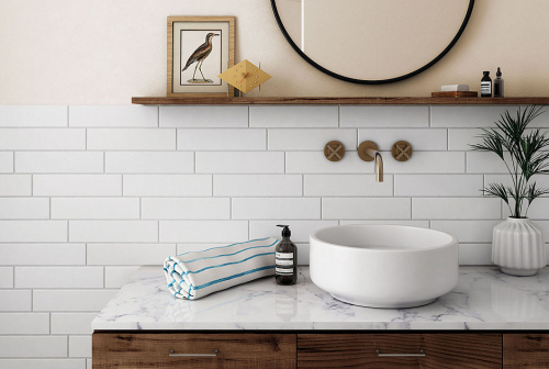 Плитка Equipe Matelier 26485 Alpine White 7,5x30 фото 2