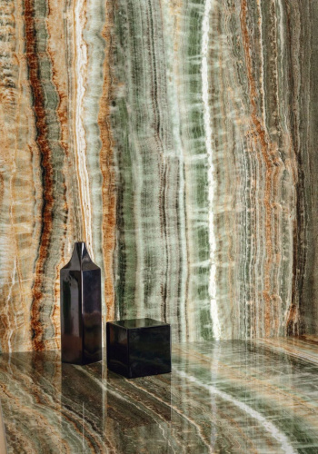 Керамогранит Rex Ceramiche Eccentric Luxe 778825 Mint Glossy 6mm 120х280 фото 2