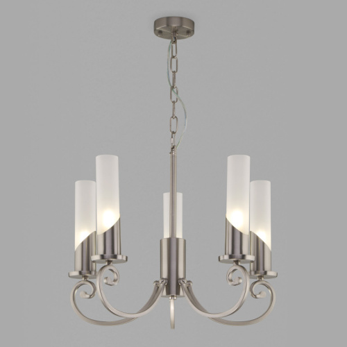 Подвесная люстра Eurosvet 60117/5 никель