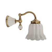 Светильник настенный Migliore Olivia, плафон керамика белая, бронза 17442 фото