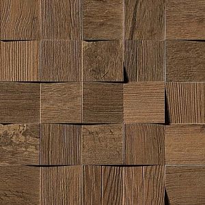 Керамогранит Atlas Concorde AMV9 Axi Dark Oak Mosaico 3D 35x35 фото