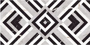 Керамогранит Ocean-Ceramic Nero Decor 60x120 фото