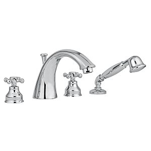 Смеситель на борт ванны Migliore Lady, на 4 отверстий, хром 18826 фото