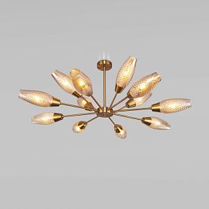 Люстра на штанге Eurosvet 60140/12 золото фото