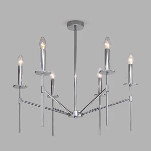 Люстра на штанге Eurosvet 60142/6 хром фото