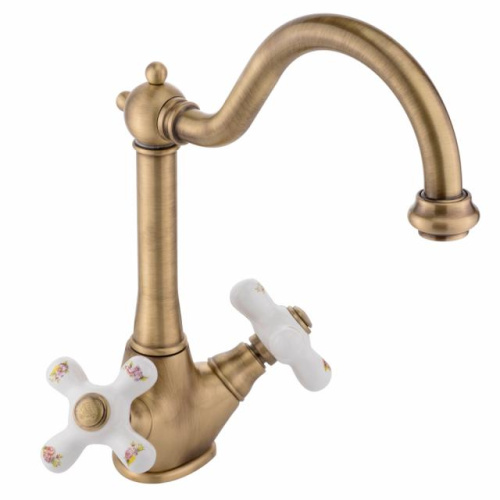 Смеситель для кухни Migliore Provance, бронза 18203