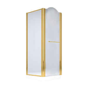 Душевая кабина Migliore Diadema квадратная 90х90хH195 см дверь распашная DX, стекло матовое 22673 фото