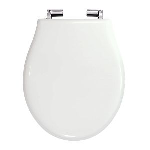 Крышка/сиденье унитазa Migliore Impero, с системой Microlift, цвет Laccato Bianco/хром (New) 24207 фото