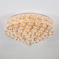 Накладная люстра Eurosvet 3296/16 золото/прозрачный хрусталь Strotskis фото