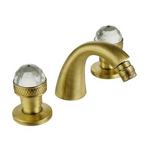 Смеситель для биде Migliore Axo Swarovski, на 3 отверстий, бронза 18475 фото