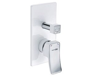 Wasserkraft Aller 10641WHITE Смеситель для ванны и душа фото