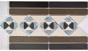 Плитка Metlaha Palazzo Агата (Бордюр) 27.9х17.2 фото