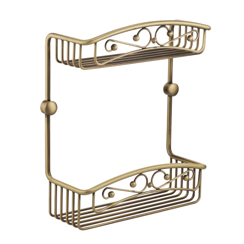 Решетка двойная Migliore Complementi L25xP10xH30 см, бронза 22025