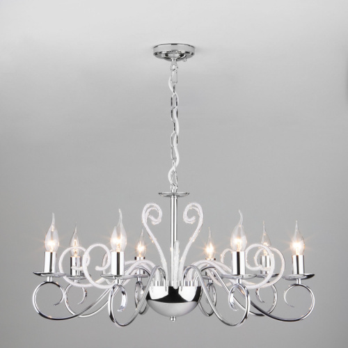 Подвесная люстра Eurosvet 60090/8 хром