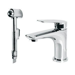 Смеситель для раковины Migliore Laguna монокомандный, с гигиеническим душем, хром 26082 фото