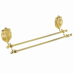 Полотенцедержатель Migliore Cleopatra двойной, L50 см, золото 16701 фото