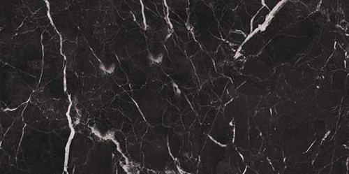 Глазурованный керамогранит Casalgrande Padana Marmoker 2460421 Nero Creta Lucido 60х120