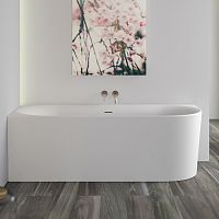 KNIEF Fresh Right Ванна пристенная, угол слева, 180х80х60см, цвет: белый фото